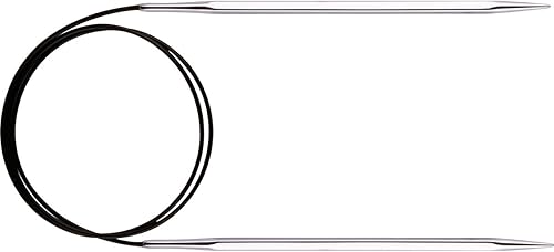 Knitter's Pride KP320242 10.5/0.256 in Cubics Platina Agujas Circulares Fijas, 32"