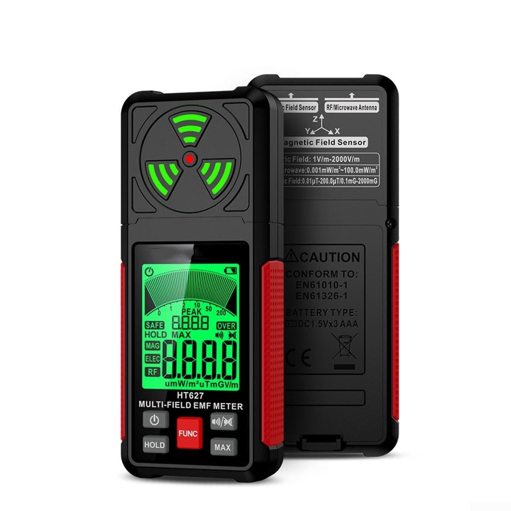 HT627 RadiationDetector Multi-Field EMF Meter Rilevatore di radiazioni elettromagnetiche