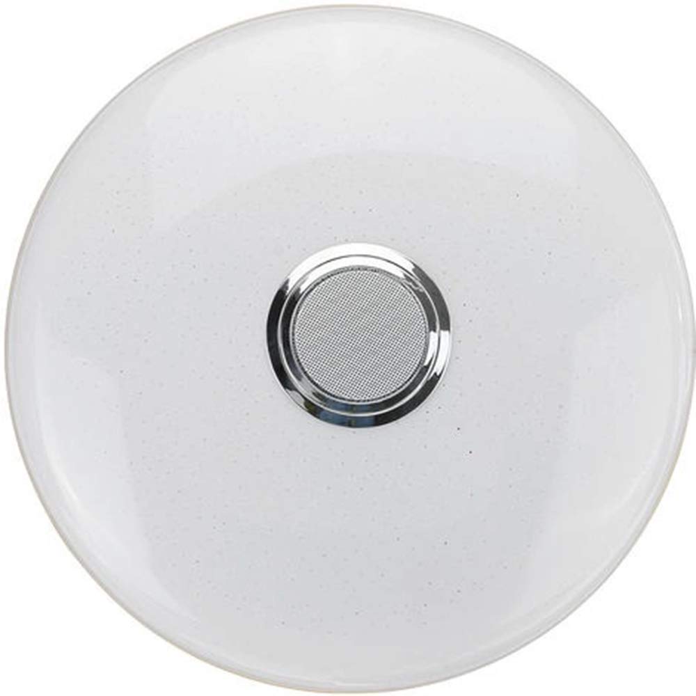 Vetrineinrete® Plafoniera a led rgb dimmerabile con cassa bluetooh 62 watt effetto cielo stellato con telecomando luce bianca calda naturale X13