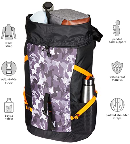 Gear-Pro-Trek-Rucksack-45-LTR-42-Ltrs-Black-Camo-School-Backpack-RSKPROTRK0114 Gear Pro Trek Rucksack 45 LTR 42 Ltrs Black Camo School Backpack (RSKPROTRK0114)