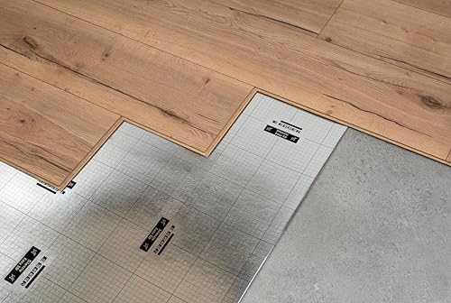 EGGER Laminat Trittschaldämmung | Unterlagsmatte Silenzio Easy Aqua Stop SD mit integrierter Dampfbremse