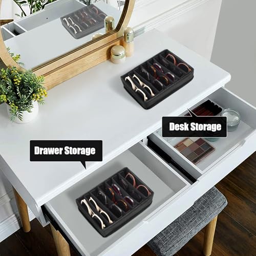 Image of Bukere Eyeglasses Storage Display Case Organizer