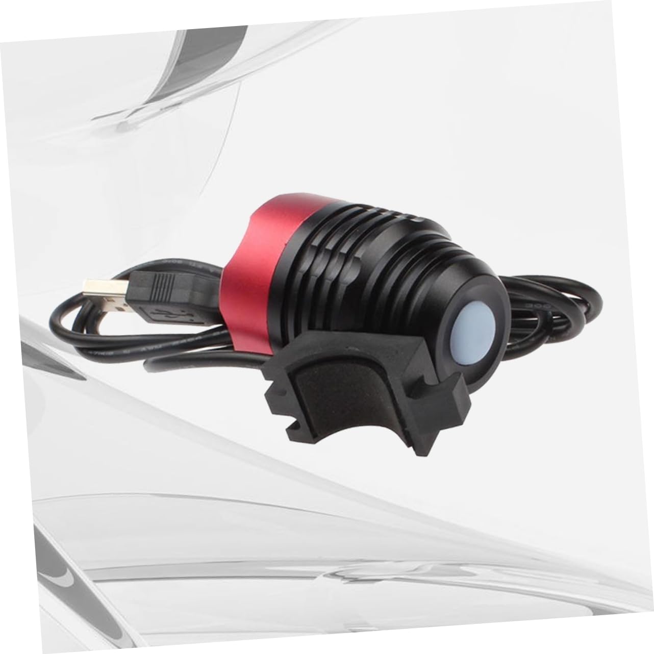 YARNOW 2 Piezas Linterna de Seguridad para Ciclismo luz Trasera de Bicicleta Luces de Bicicleta Luces LED luz de Bicicleta USB Bicicleta de montaña lámpara de Cabeza Faro l2