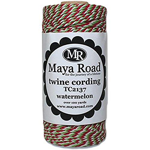 Maya Road Twine Cording, Watermelon