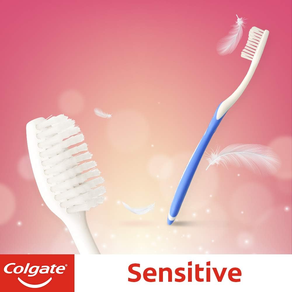 Colgate Sensitive Teeth Comboo Pain Out Gel, Colgate Sensitive Plus Toothpaste for Instant Sensitivity Relief and Sensitive Ultra Soft Toothbrush (10ml, 2x70g, 4 Pieces)