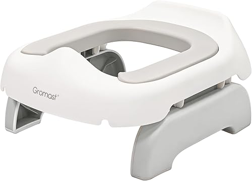 Orinal de viaje para niños pequeños, silla portátil plegable 2 en 1 para niños y niñas de más de 18 meses, inodoro de entrenamiento para ir al aire