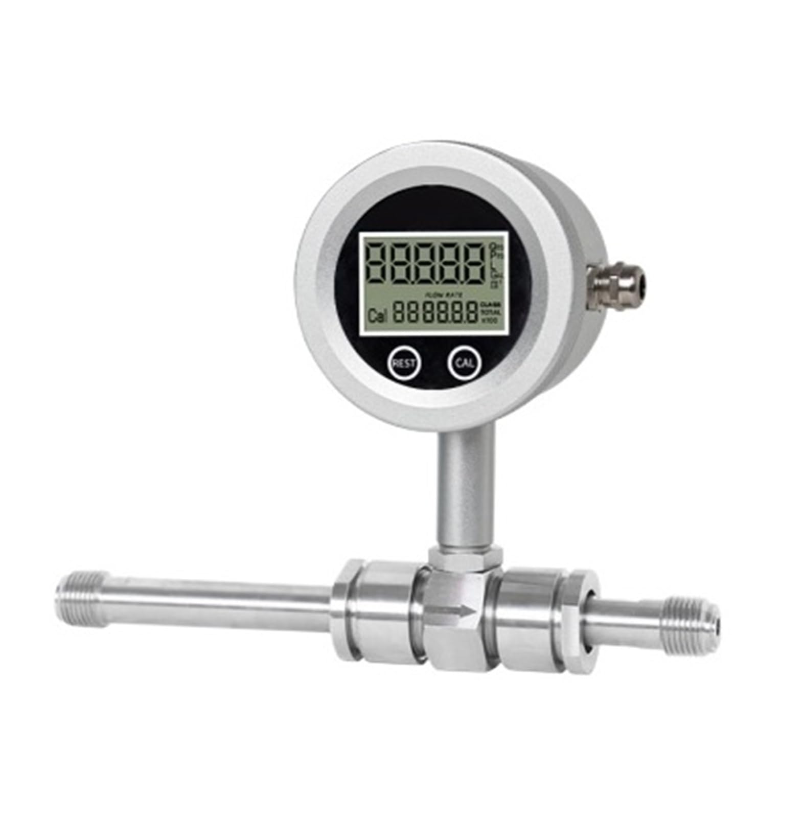 TBZOQAID Stainless Steel Liquid Water Flow Meter(DN4 external thread)