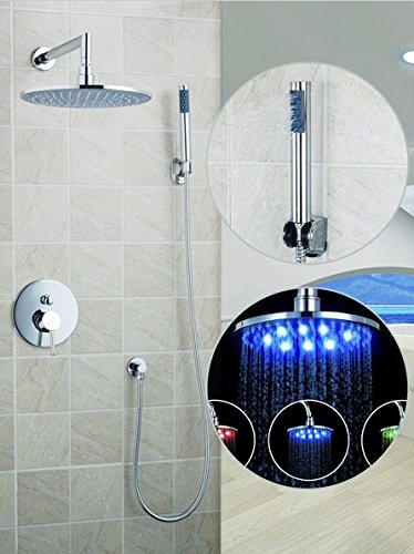 Torneira Do Chuveiro en laiton chrome au design épuré pour douche