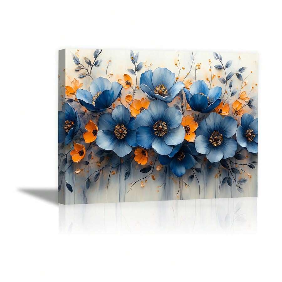 Tableau fleurs sauvages pour d&eacute;corer un bureau et dynamiser vos murs