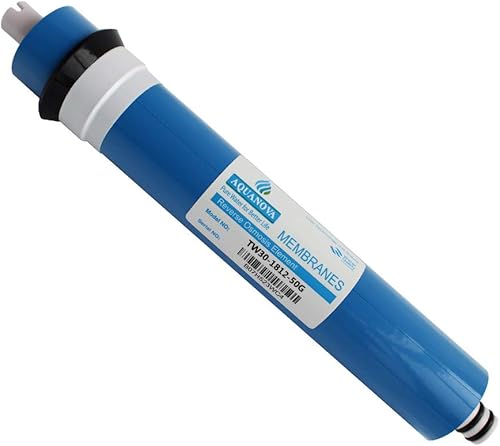 Miniatura 1 de AQUANOVA EXCEL - Filtro de repuesto de membrana de ósmosis inversa 50GPD  Embalaje de PET de primera calidad  Se adapta a la mayoría de viviendas de