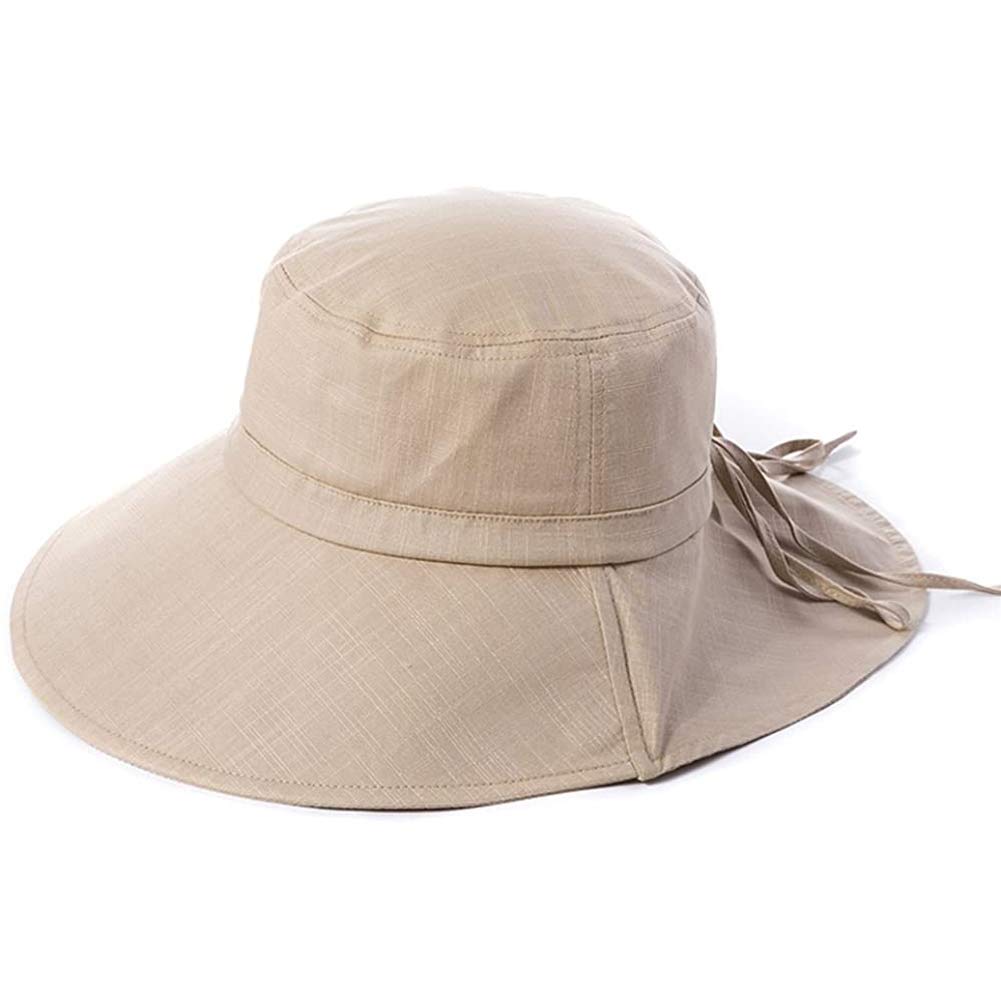 Siggi Femme Chapeau de Paille Pliable Capeline UPF50 Été Nœud Tresse Pare-Soleil Large Bord Plage Voyage
