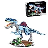 Interesante: el producto tiene piezas ligeras, el engranaje giratorio puede abrir la luz, y la luz se libera desde la boca del dinosaurio, y muchas piezas se pueden girar como quieras