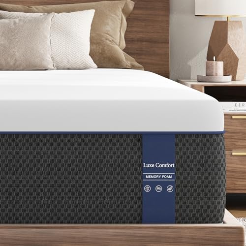 VISCOFLEX Full Size Memory Foam Mattress - 12 Inch Full Size Mattress in a Box, Orthopedic Support for Pressure Relieving and Cool Sleep - Fiberglass Free, CertiPUR-US Certified, Assembled in USA