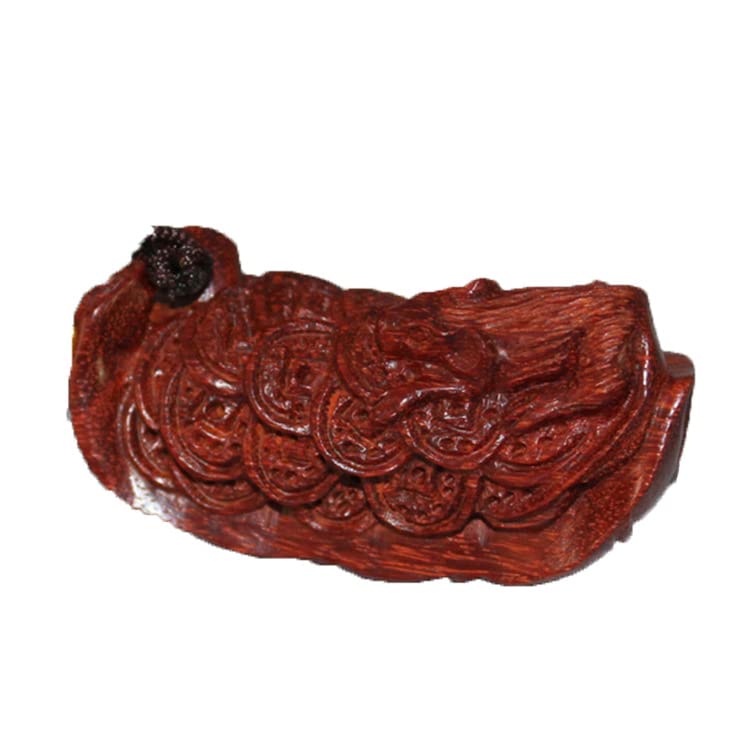 Mascot Wooden Crafts Wood Carving Art Wood Decoration Artwork 印度小叶紫檀夜夜数钱摆件 小叶紫檀雕刻手摆件夜 摆件()