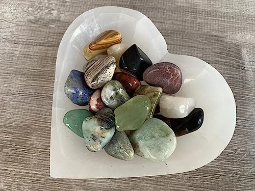 Image of 1 /2 LB Assorted Tumbled Stones, Polished Natural Assorted Gemstone, Assorted Healing Crystals (Assorted)
