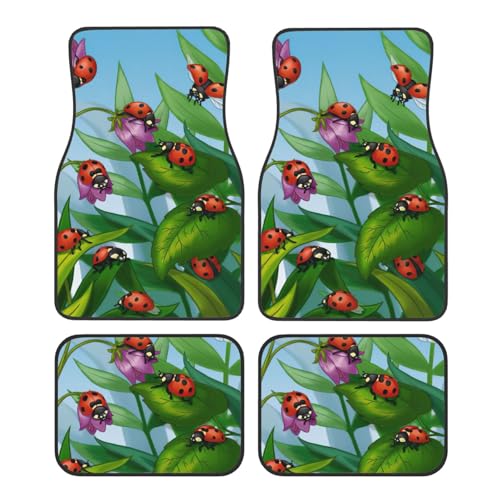 Tapis de voiture coccinelle universels : protection complète et antidérapante pour votre auto