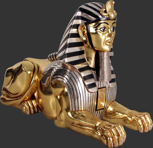 古代エジプト・黄金スフィンクスC　ビッグフィギュア（等身大フィギュア）のサムネイル
