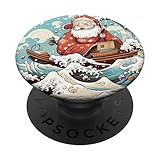 Photo Gallery santa claus e la grande onda festive fusion popsockets popgrip intercambiabile Photo Gallery santa claus e la grande onda festive fusion popsockets popgrip intercambiabile