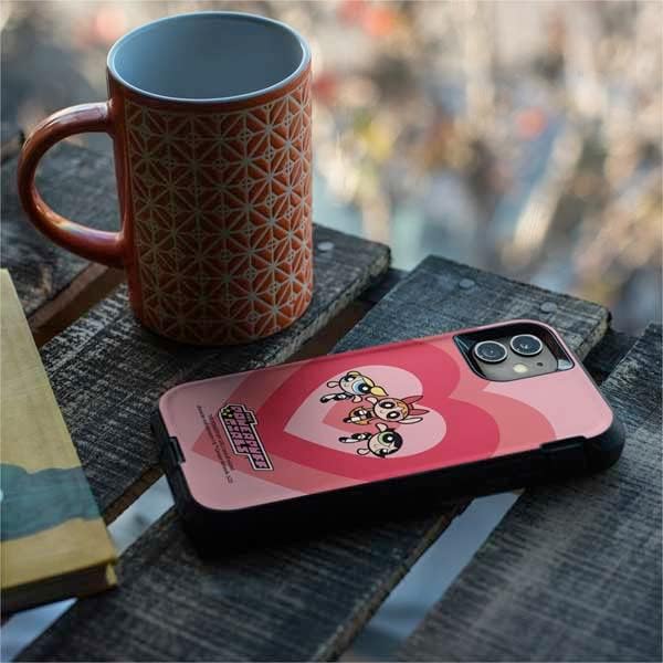Skinit Decal Skin Compatible with OtterBox Defender iPhone 11 Case - Officially Licensed Warner Bros Powerpuff Girls Hearts Design