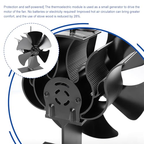 Ventilateur de cheminée anti perte de chaleur poêle à granulés - 7