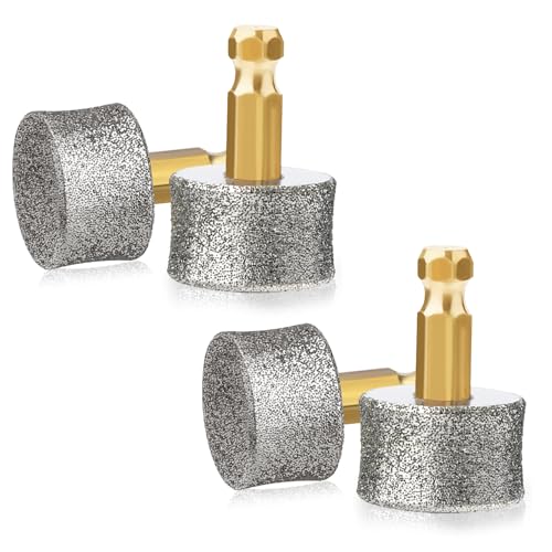 4pcs Dog Nail Grinder Replacement Heads, Professional Pet Nail Grinder Wheel Diamond Tip Dog Nail Grinding Head for Large Medium and Small Dogs Compatible with Casfuy