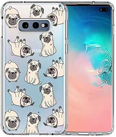 Galaxy S10e Case, Unov Clear with Design Soft TPU Shock Absorption Slim Embossed Pattern Protective Back Cover for…