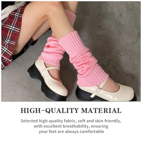 Image of 2 Pcs Leg Warmers Y2k, Leg Warmers, Y2k Accessories, Cute Kawaii Cream Legwarmers for Women Winter