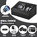 BEWISHOME Watch Winders for Automatic Watches, 4 Watch Winder and 6 Storage Case with Quiet Japanese Motor, Automatic Watch Winder Box Watch Rotator with Type-C Adapter, Carbon Fiber SYQ31C