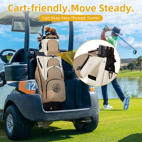 Image of Shopsource 14 Way Golf Cart Bag with Molded Lock Top n Upgrade 900D Oxford