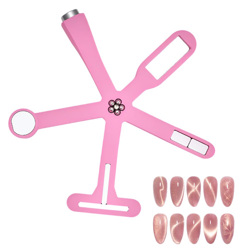 Amazon.com: 6 in 1 Nail Magnet, 2025 New Cat Eye Nail Magnet Nail