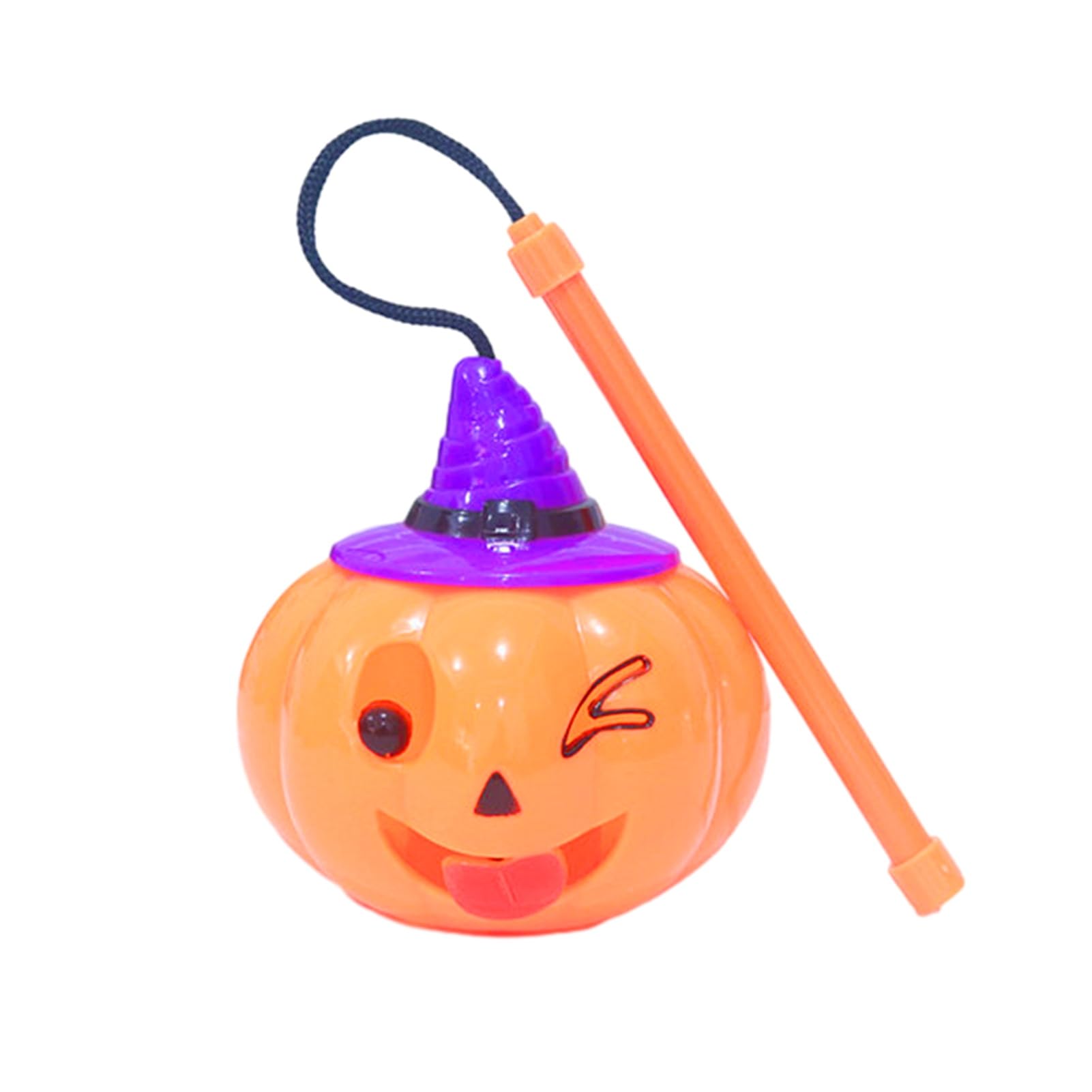 sugerou Halloween Pumpkin Lantern LED Light Handheld Lamp Kids Party Gift
