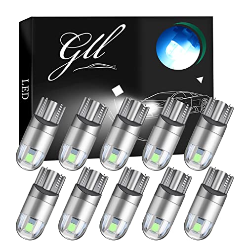 Bombillas Led T10 Para Auto Luz Interior 10 Piezas Ice Blue