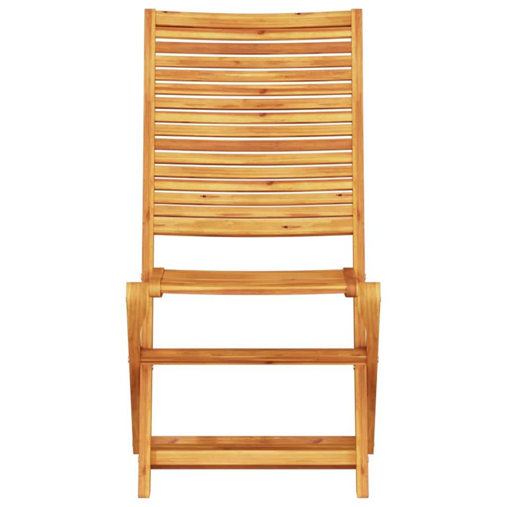 vidaXL Set da Pranzo per Giardino 5 pcs Marrone, Set da pranzo all'aperto, tavolo in acacia rustica, arredo giardino e terrazza, posti resistenti alle intemperie