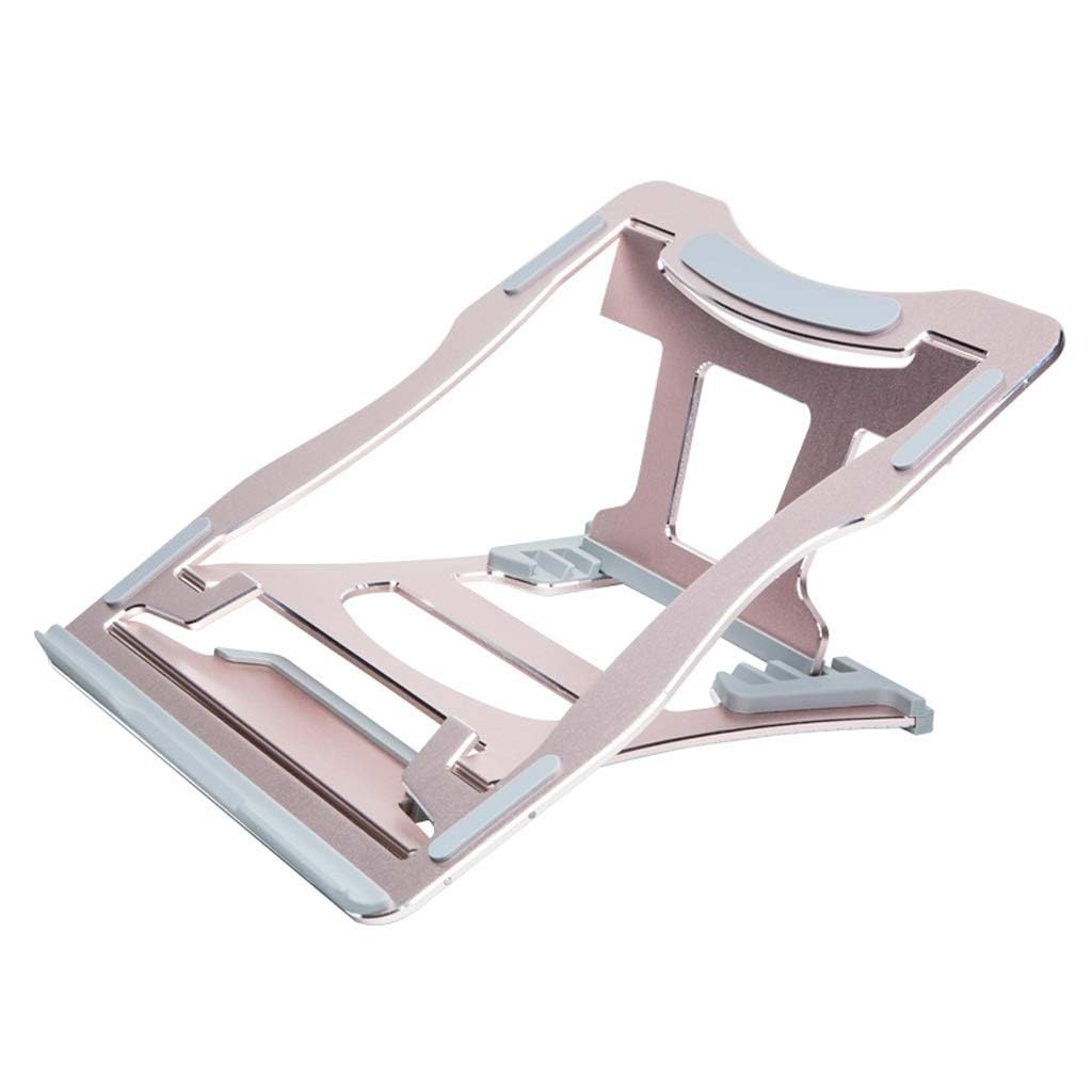 Base Ordenador portatil Ventilador Laptop Base portatil Portátil para Juegos, refrigeración, aleación de Aluminio, Soporte Ajustable, portátil Plegable