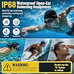 Full-Coverage Liquid Silicone Swimming Headphones, Open Ear Swim Headphones - Image 2