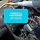 BLACK+DECKER beutelloser Auto-Handstaubsauger Dustbuster mit Flexi-Schlauch und 12V Autoanschluss, inklusive Fugendüse und Polsterbürste, PD1200AV-XJ