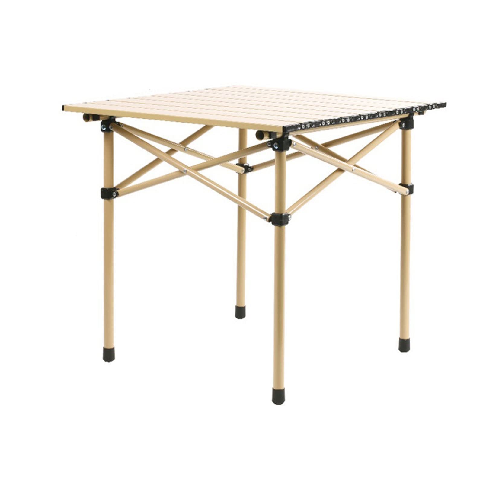 Table de camping rouleau d'œufs en alliage d'aluminium haut de gamme