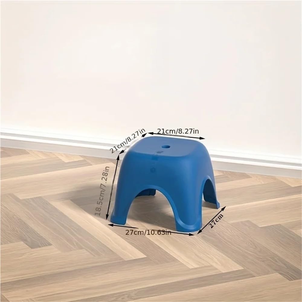 Reposapiés de plástico for adultos, taburete de baño con escalón elevado, ayuda for sentadillas, taburete de baño portátil, taburete de baño resistente for adultos, reposapiés antideslizante.(Yellow)