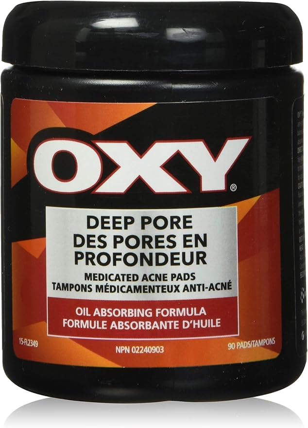 OXY® Deep Cleaning Medicated Acne Pads, 90PADS