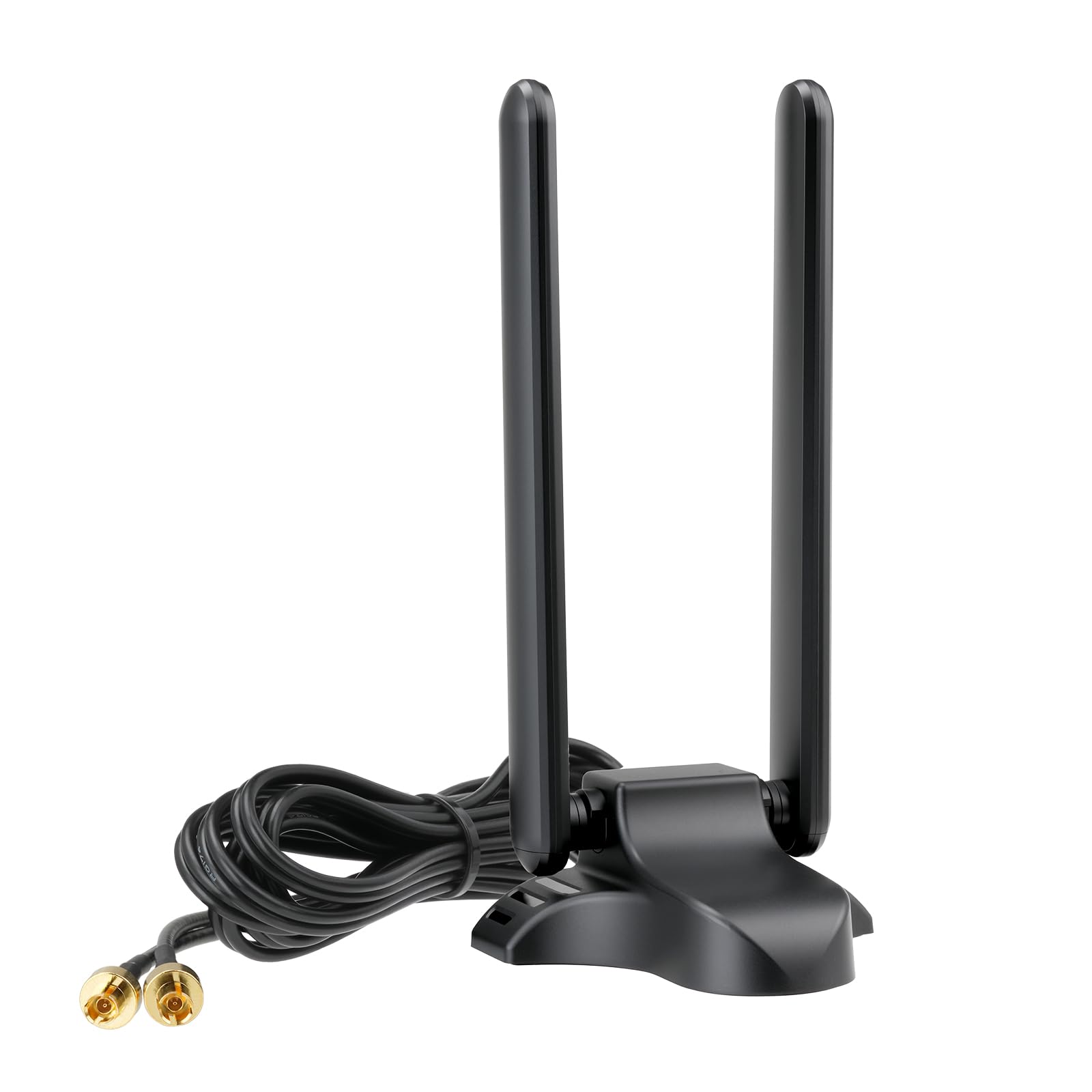 Bingfu Antenne Wi-Fi 7 6E tri-bande 2,4 GHz 5 GHz 6 GHz avec connecteur enfichable compatible avec une partie de la carte mère ASUS ProArt ROG Strix TUF Maximus Prime ROG Crosshair Gaming
