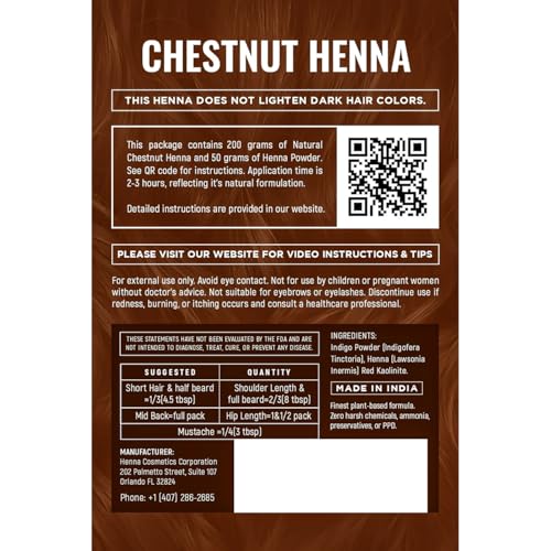 Henna Cosmetics Tinte Natural para Cabello 200g miniatura 6
