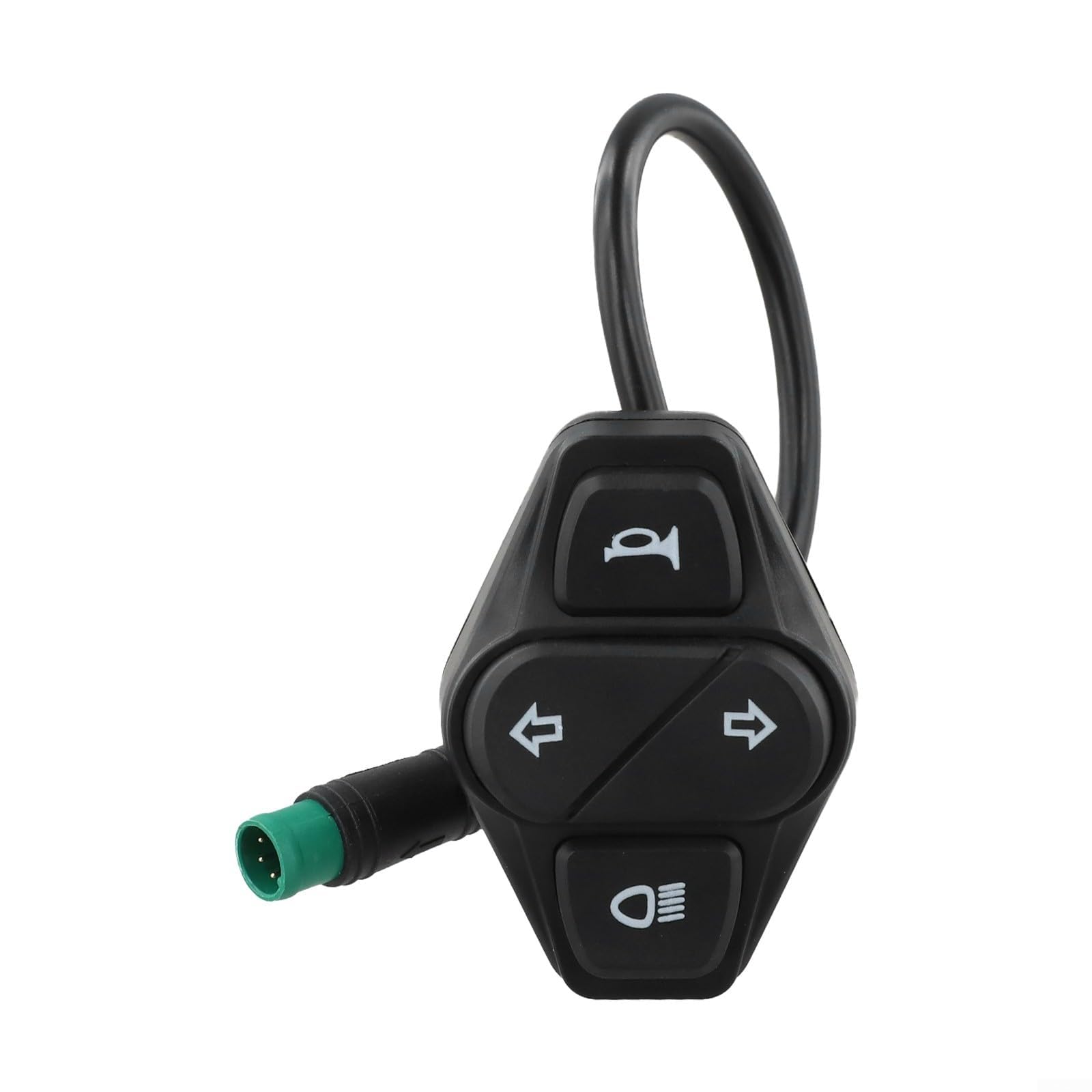 Evenoonest 5 Pin Turn Signal Headlight Switch, ABS 3-in-1 Function for Kukirin for G2 Master E-Scooter Replacement Part