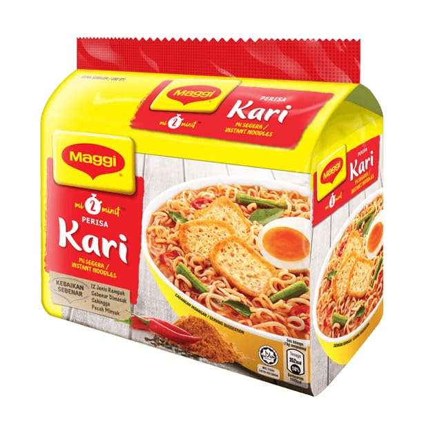 Magi Kari Noodles (Malaysia Imported) (395 x 2 Gram) | Pack of 5 x 2 (B0DBG9FH65) Amazon Price History, Amazon Price Tracker