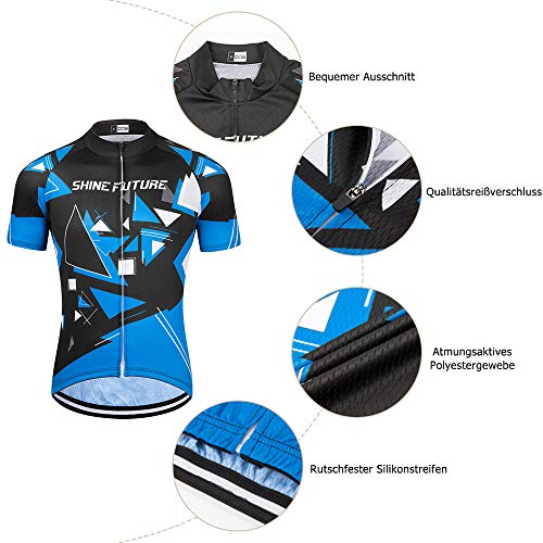 Fahrradbekleidung für Herren – Shine Future Radtrikot Set
