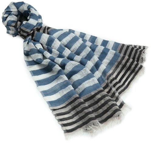 [アーバンリサーチ] UR ストール 472 03 BLUxBLK OneSize