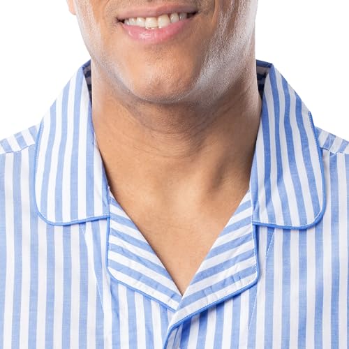 Fruit of the Loom Men's Extra Soft Woven Poplin Pajama Sleep Set3