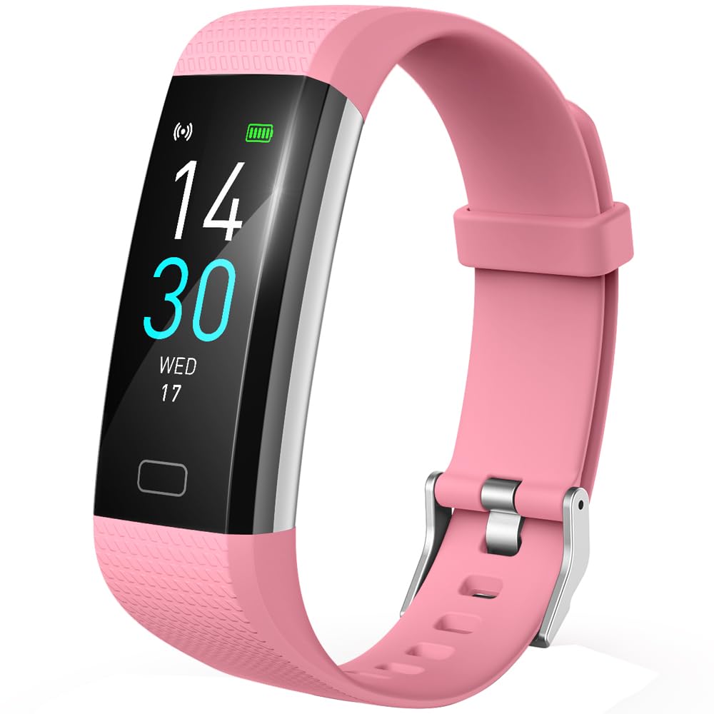 Jawploy Fitness Tracker with Heart Rate Monitor/Step Counter/Calories, Activity Tracker Smart Watch Sleep Monitor, IP68, Health Tracker Pedometer for Women Man