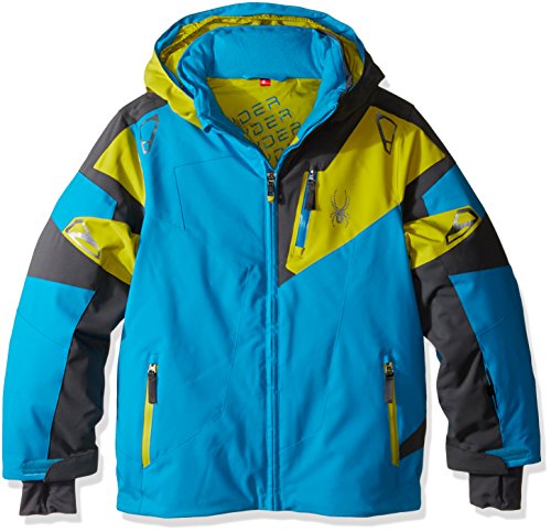 Veste de ski Spyder Leader garçon idéale pour les vacances à la montagne