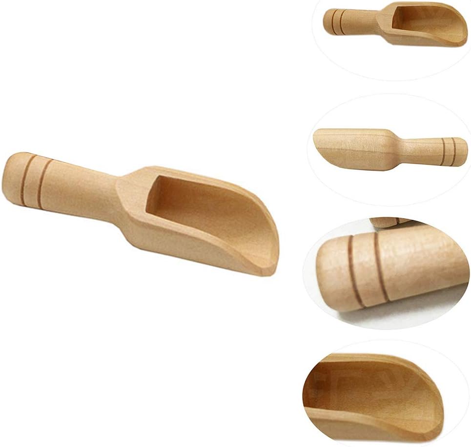 Wooden Small Coffee Spoons Seasoning Candy Spoon Bath Salt Bath Salt Spoon Candy Flour Kitchen Gadgets Measuring