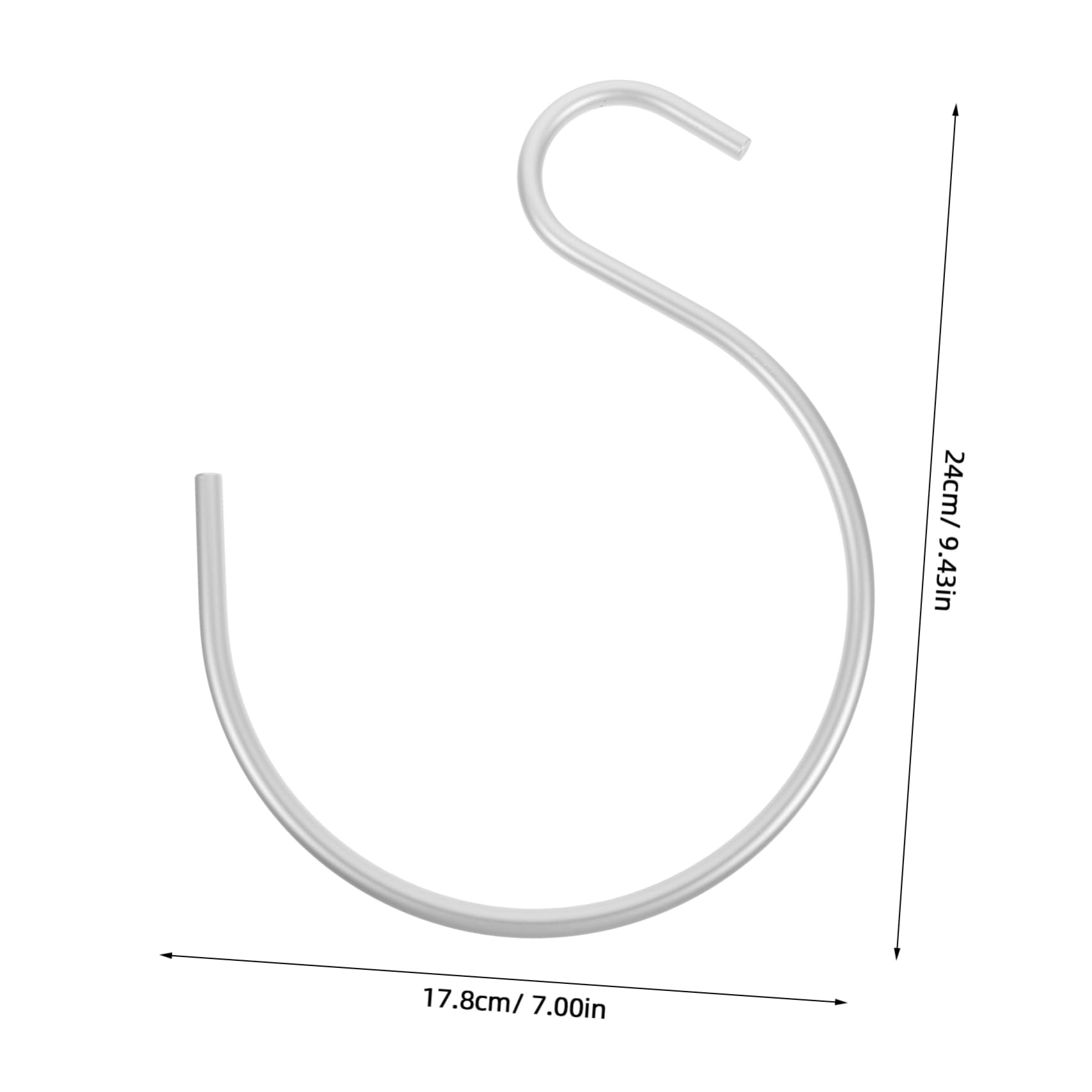 Cabilock 3Pcs Scarf Organizer Hanger for Neckties Belts Shawls Lightweight Design for Closet Storage Display